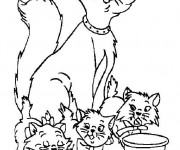 Coloriage et dessins gratuit Duchess Aristochats à imprimer