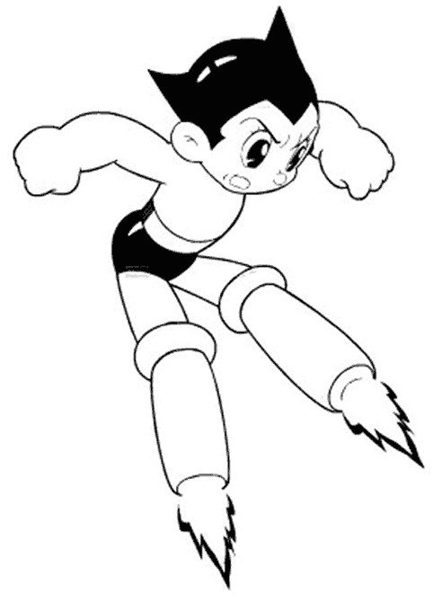 Coloriage et dessins gratuits Astro boy 3 à imprimer