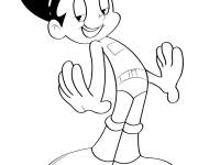 Coloriage Astro Boy rigolo