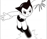 Coloriage Astroboy sauve des vies