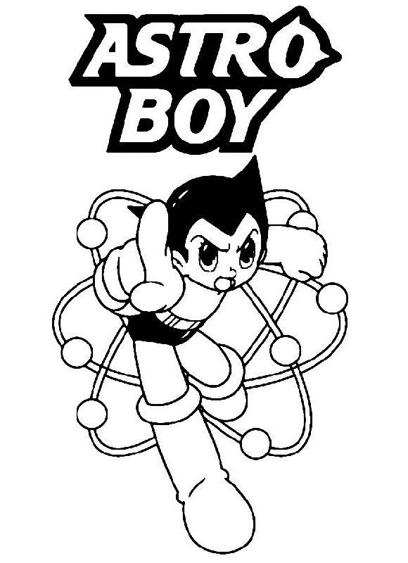 Coloriage et dessins gratuits Atome Astro Boy à imprimer