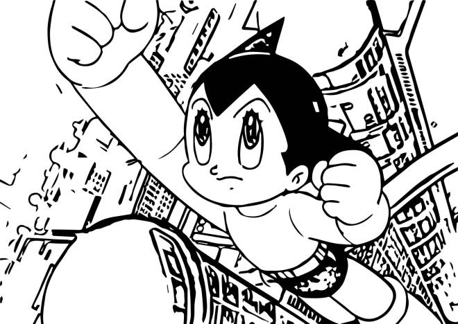 Coloriage et dessins gratuits Le film Astro Boy à imprimer