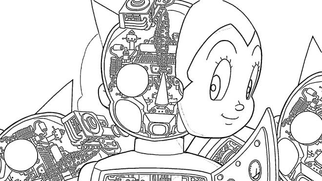Coloriage et dessins gratuits Le robot Astro boy à imprimer