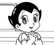 Coloriage Petite Uran d'Astro Boy