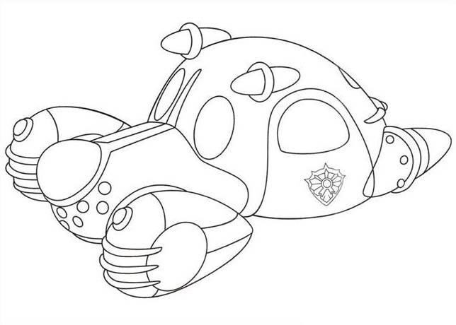 Coloriage et dessins gratuits Robot facile d'Astro Boy à imprimer