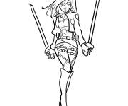 Coloriage Attaque des Titans Christa Lenz