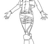 Coloriage Attaque des Titans Hange Zoe