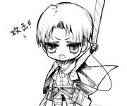 Coloriage Chibi Levi