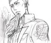 Coloriage Erwin Smith facile