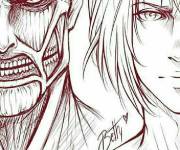 Coloriage Transformation Eren