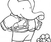 Coloriage Alexandre: Babar
