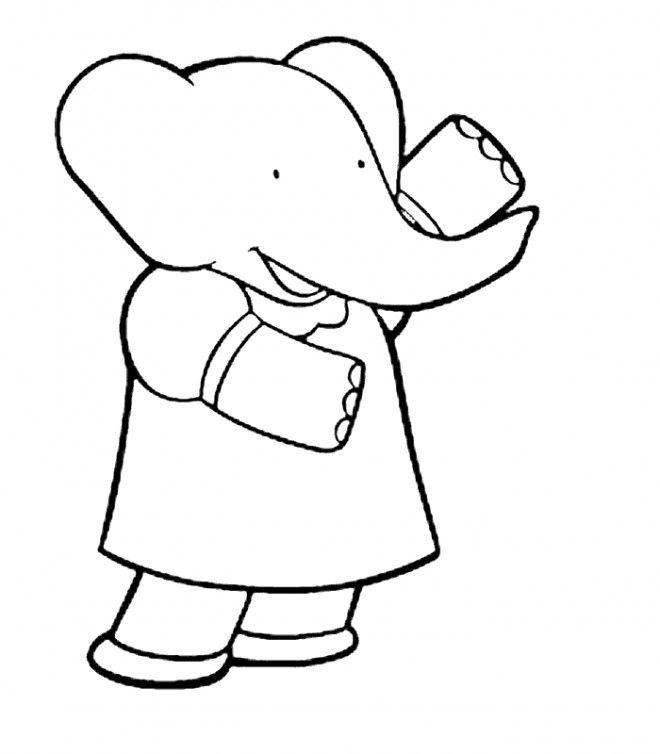 Coloriage Babar En Ligne