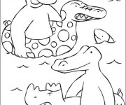 Coloriage Le cousin de Babar