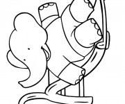 Coloriage Pom s'&eacute;tend