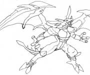 Coloriage Bakugan au crayon