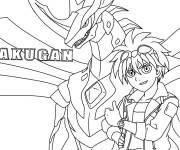 Coloriage Bakugan Drago