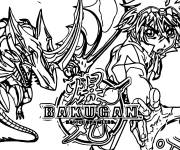 Coloriage Bakugan en couleur