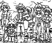 Coloriage Bakugan &eacute;quipes