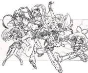 Coloriage Bakugan, Invasion des Gand&eacute;liens