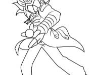 Coloriage Bakugan masque et mascarade