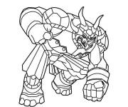 Coloriage Bakugan Saurus