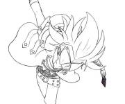 Coloriage Combattant masque et mascarade Bakugan