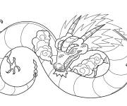 Coloriage Delta Dragonoid de dessin animé Bakugan