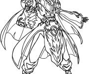 Coloriage Draoid cyber Bakugan