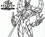 Coloriage Gorgono&iuml;de Bakugan