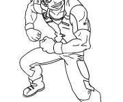 Coloriage Jake Vallerie membre des Desperate Fighters