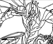 Coloriage L'attaque de Dragono&iuml;de
