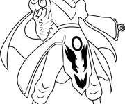 Coloriage Le combattant de Bakugan sans masque