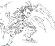 Coloriage Neo Dragonoid prêt pour le combat