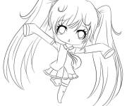 Coloriage Runo Kawaii
