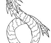 Coloriage et dessins gratuit Serpenoid le serpent dragon à imprimer