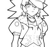 Coloriage Shoko Marukura de Bakugan