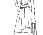Coloriage F&eacute;licie Milliner dessin anim&eacute;
