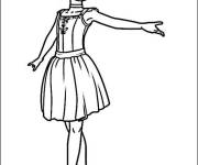 Coloriage H&eacute;ro&iuml;ne du film Ballerina