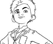 Coloriage Victor tout confiant
