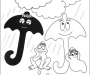 Coloriage et dessins gratuit Barbapapa Barbotine à imprimer