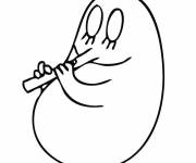 Coloriage et dessins gratuit Barbapapa facile en ligne à imprimer