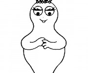 Coloriage et dessins gratuit Image Barbapapa Barbelle à imprimer