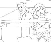 Coloriage Barbie aventure avec Ken dans le film