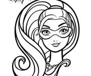 Coloriage Barbie en super princesse