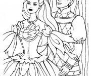 Coloriage Barbie et Ken