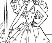Coloriage Barbie fashionistas