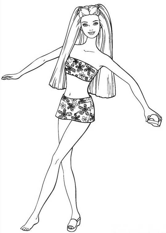 Coloriage Barbie Gratuit à Imprimer Dessin Gratuit à Imprimer