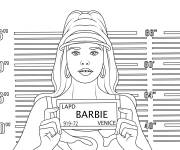 Coloriage Barbie Margot Robbie