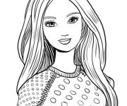 Coloriage Barbie mode