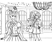 Coloriage L'&eacute;cole de Barbie